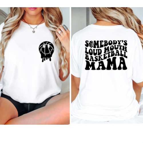 Loud Mouth Baseball Mama Tee