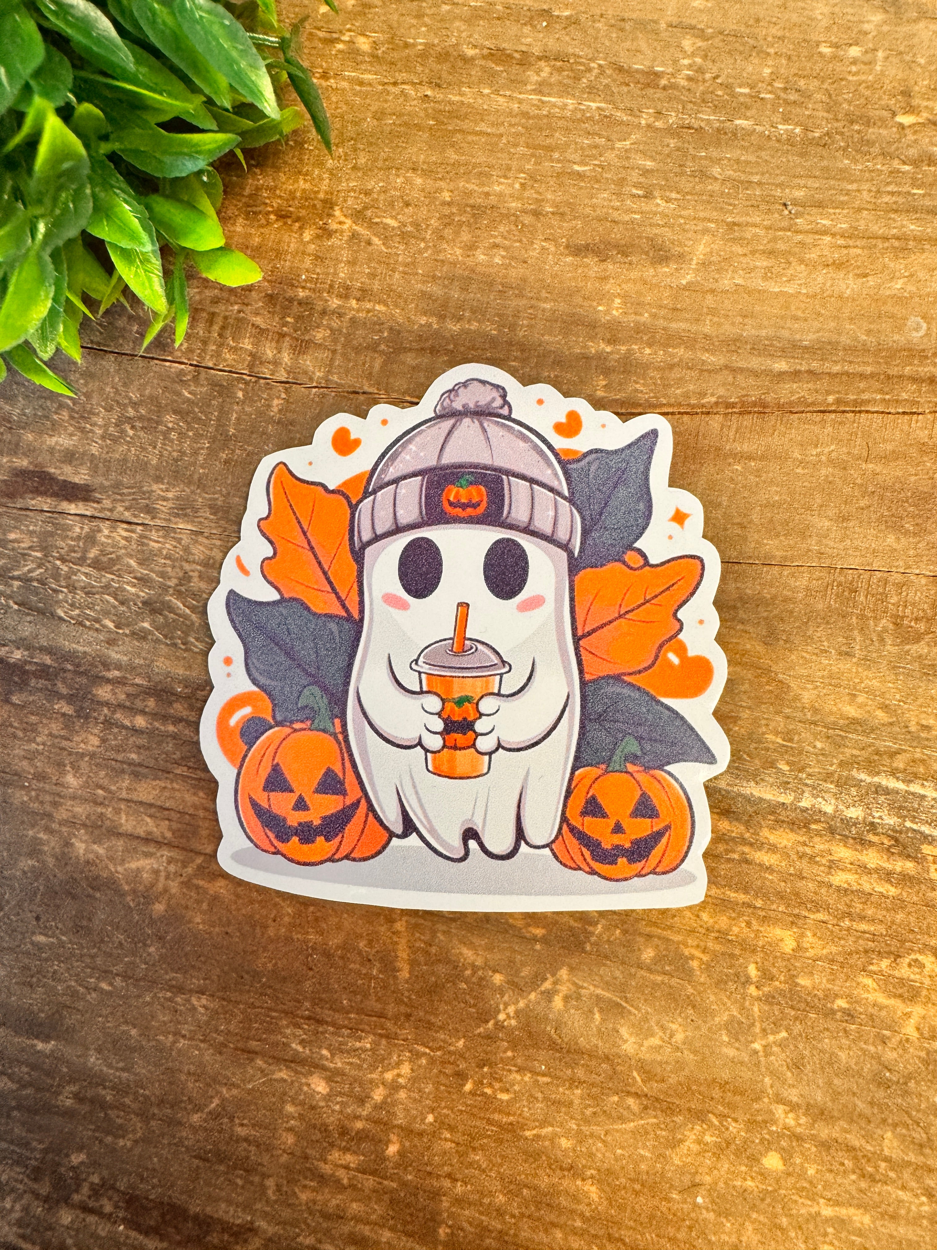 Ghostly Vinyl Sticker