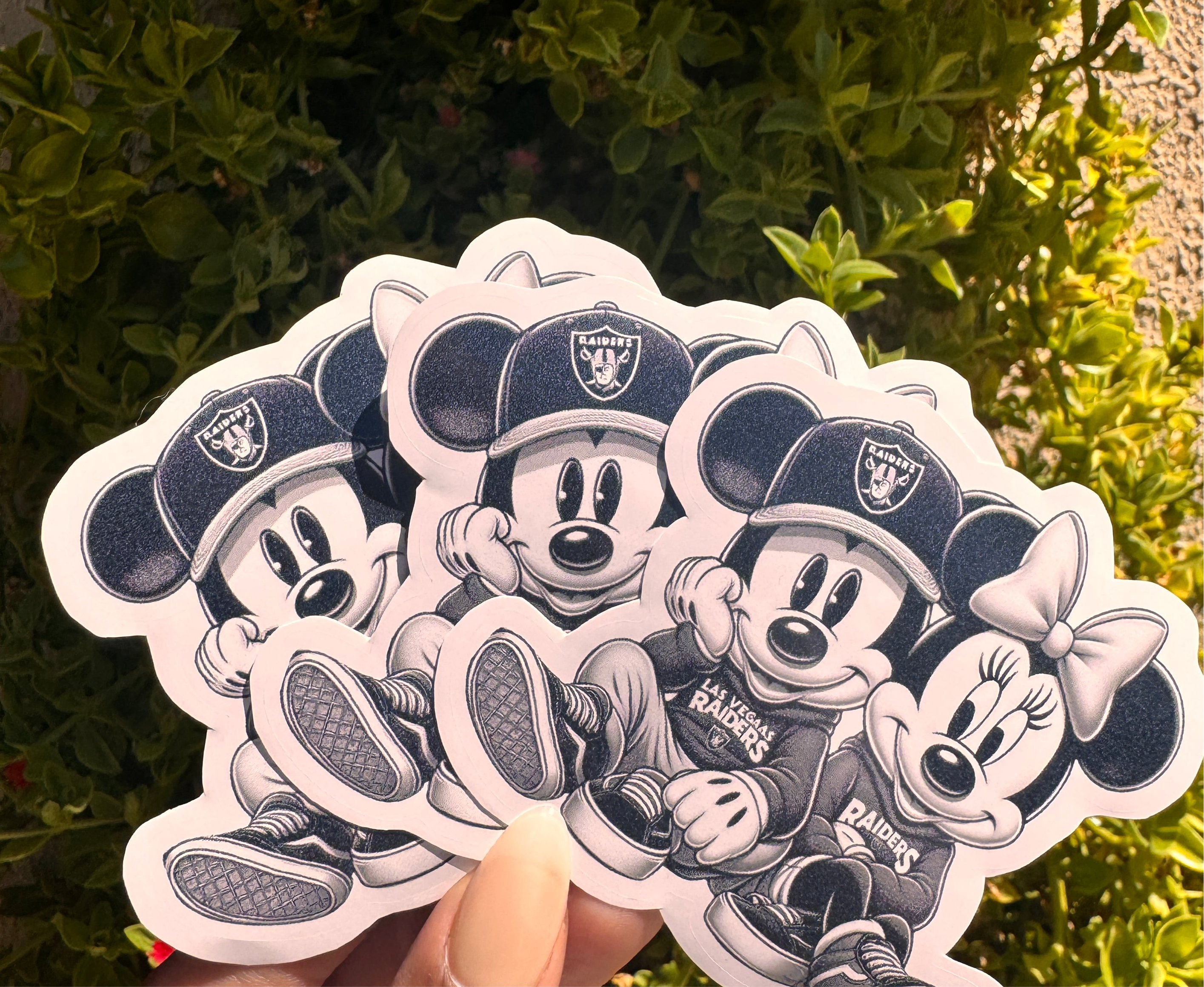 Raider Mickey Vinyl Sticker