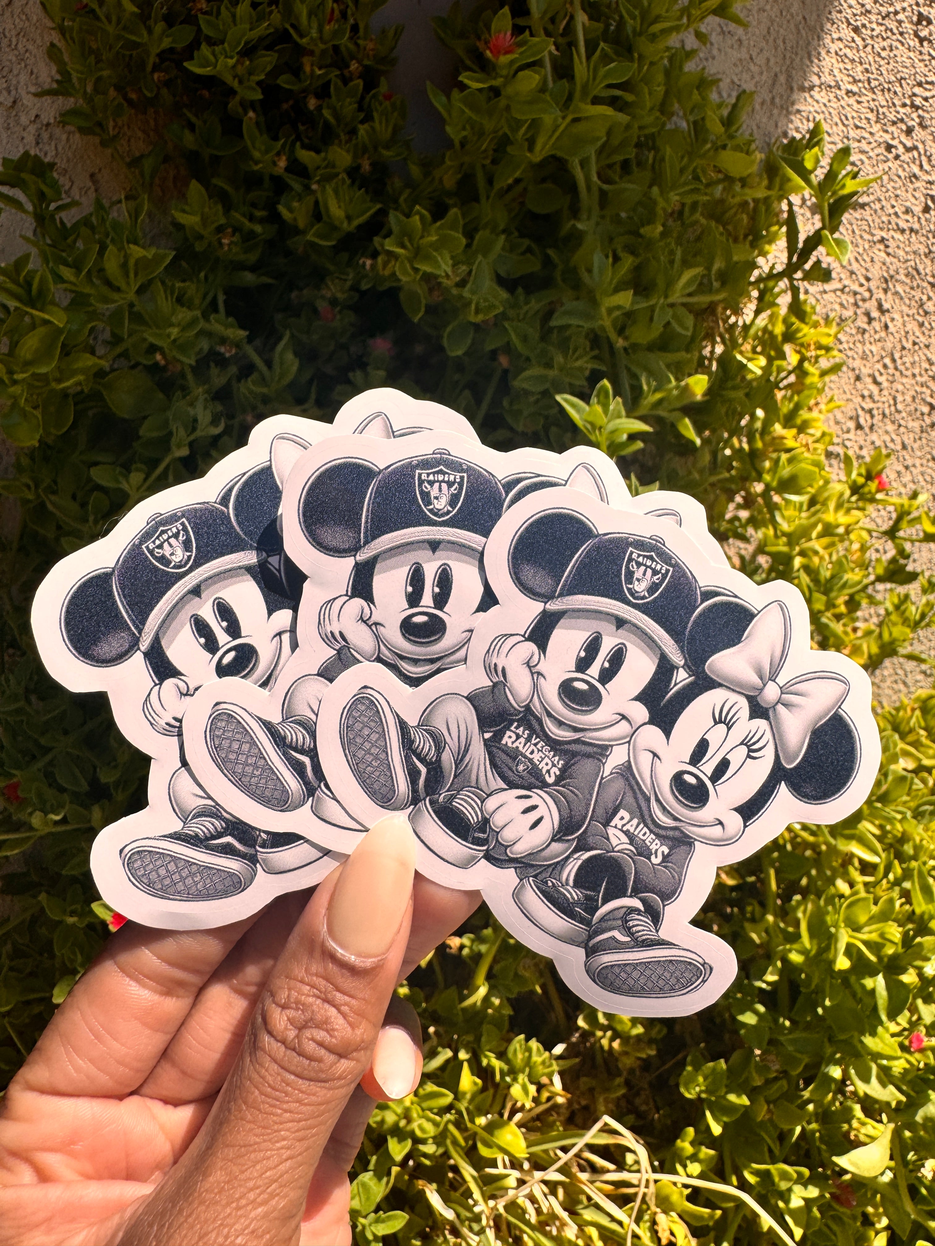 Raider Mickey Vinyl Sticker