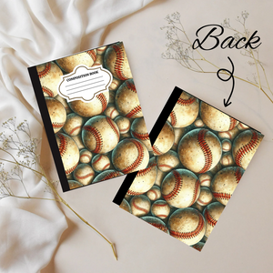 Vintage Baseball Composition Book