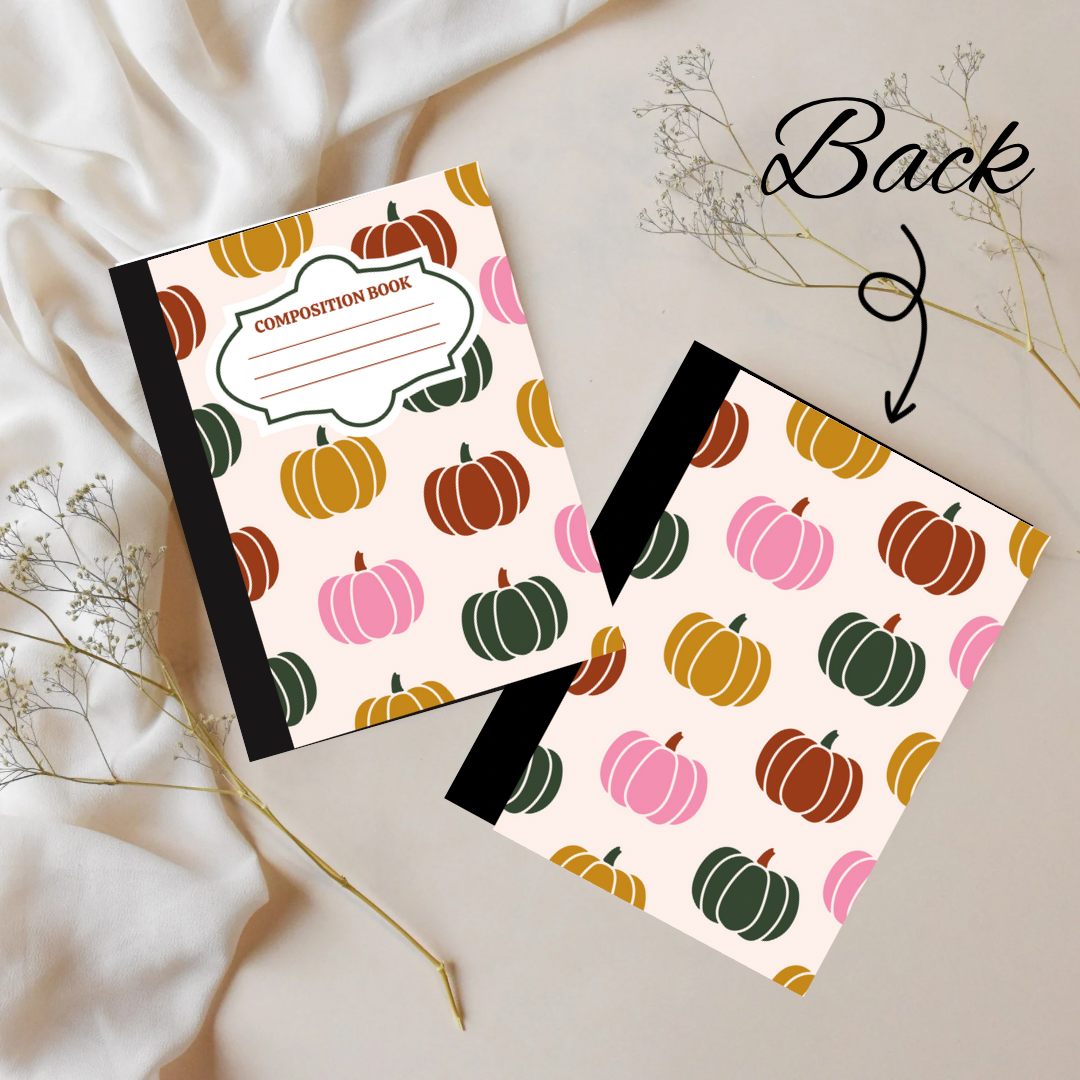 Fall Pumpkins Composition Book