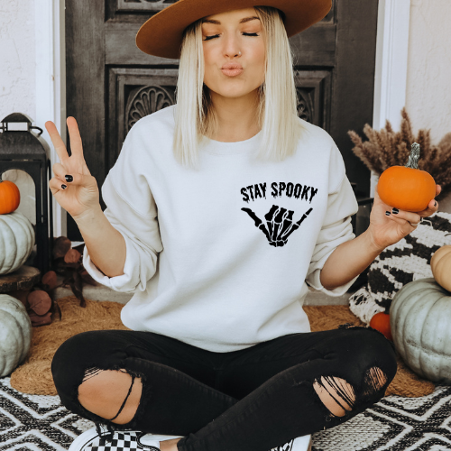 Stay Spooky Pocket Sweater