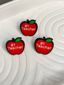 Teacher Straw Toppers