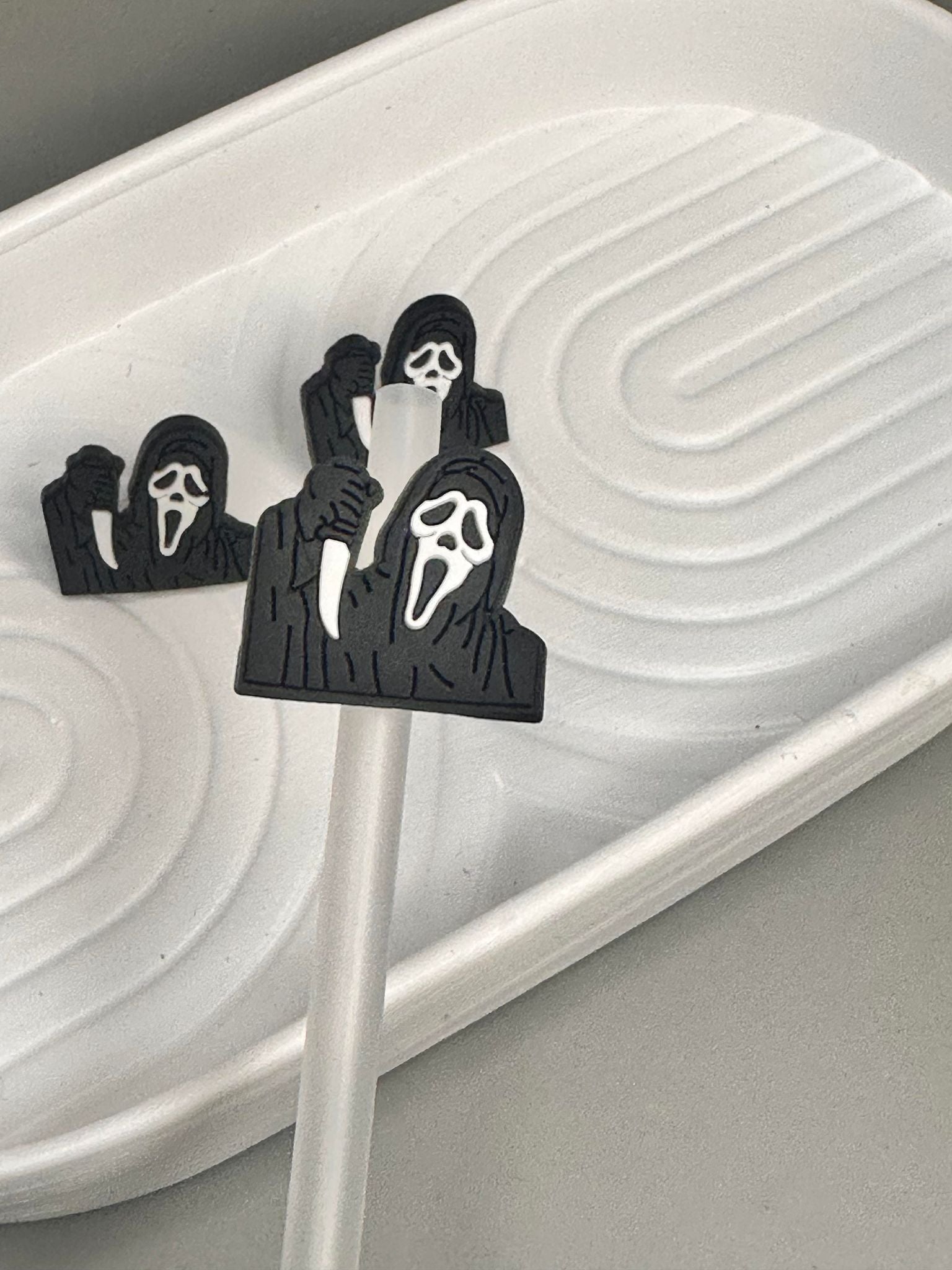 Horror Straw Toppers