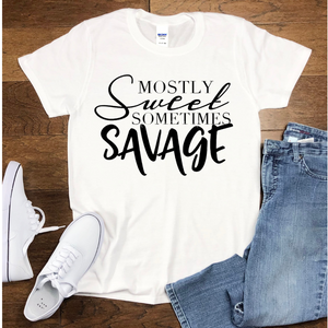 Mostly Sweet Sometimes Savage Graphic Tee