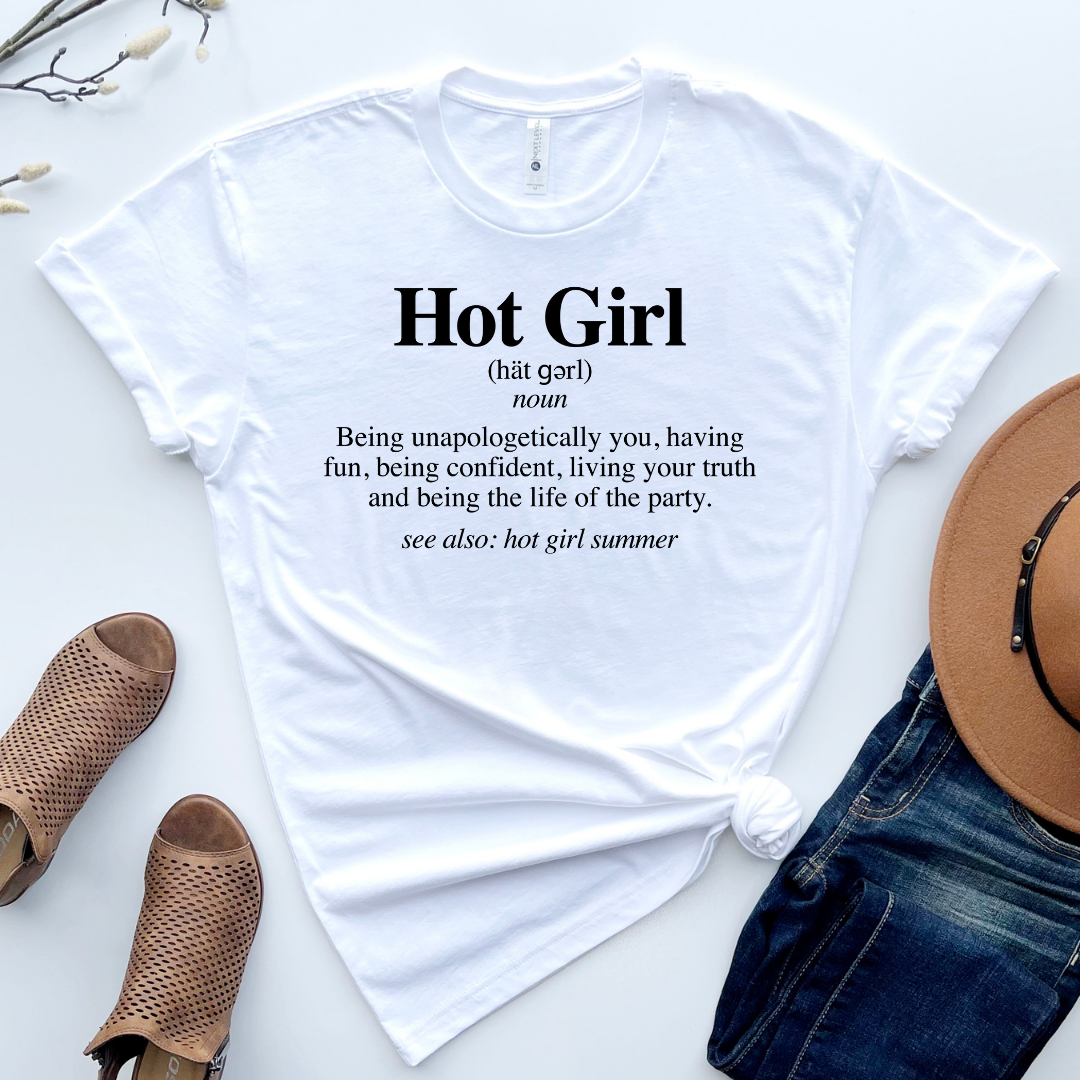 Hot Girl Definition Graphic Tee