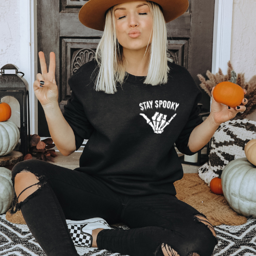 Stay Spooky Pocket Sweater