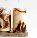 Load image into Gallery viewer, Coffee Themed Glass Tumbler
