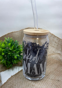 Inked Mama Glass Tumbler