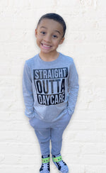 Load image into Gallery viewer, Straight OUTTA Daycare Kids Tee
