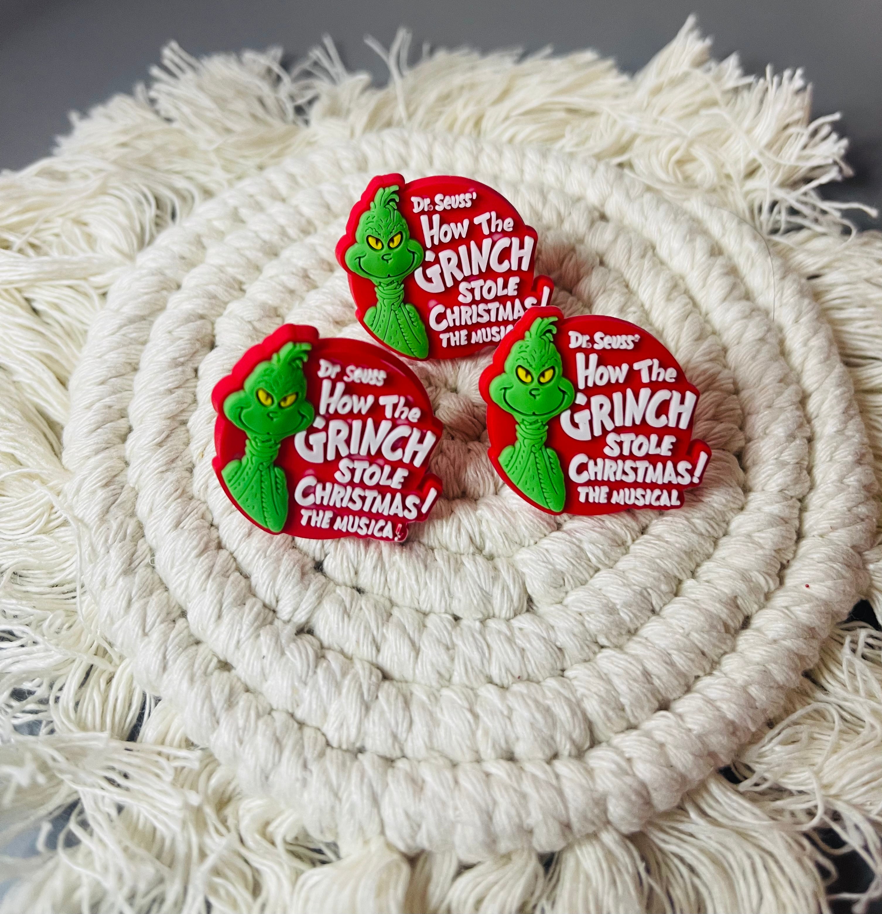 Christmas Straw Cover Stanley Straw Topper Grinch Straw Topper X