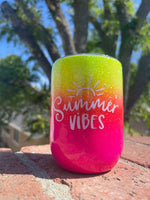 Load image into Gallery viewer, Summer Vibes WINE Tumbler
