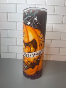 Sorta Sweet/ Sorta Spooky Tumbler