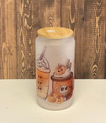 Load image into Gallery viewer, Jack Skeleton Coffee Frosted Glass
