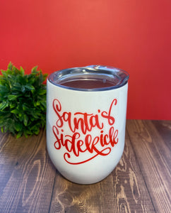 Santa’s Sidekick Wine Tumbler