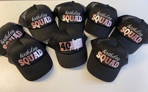 Birthday Squad Hats