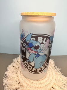 Stitch Coffee Glass Can