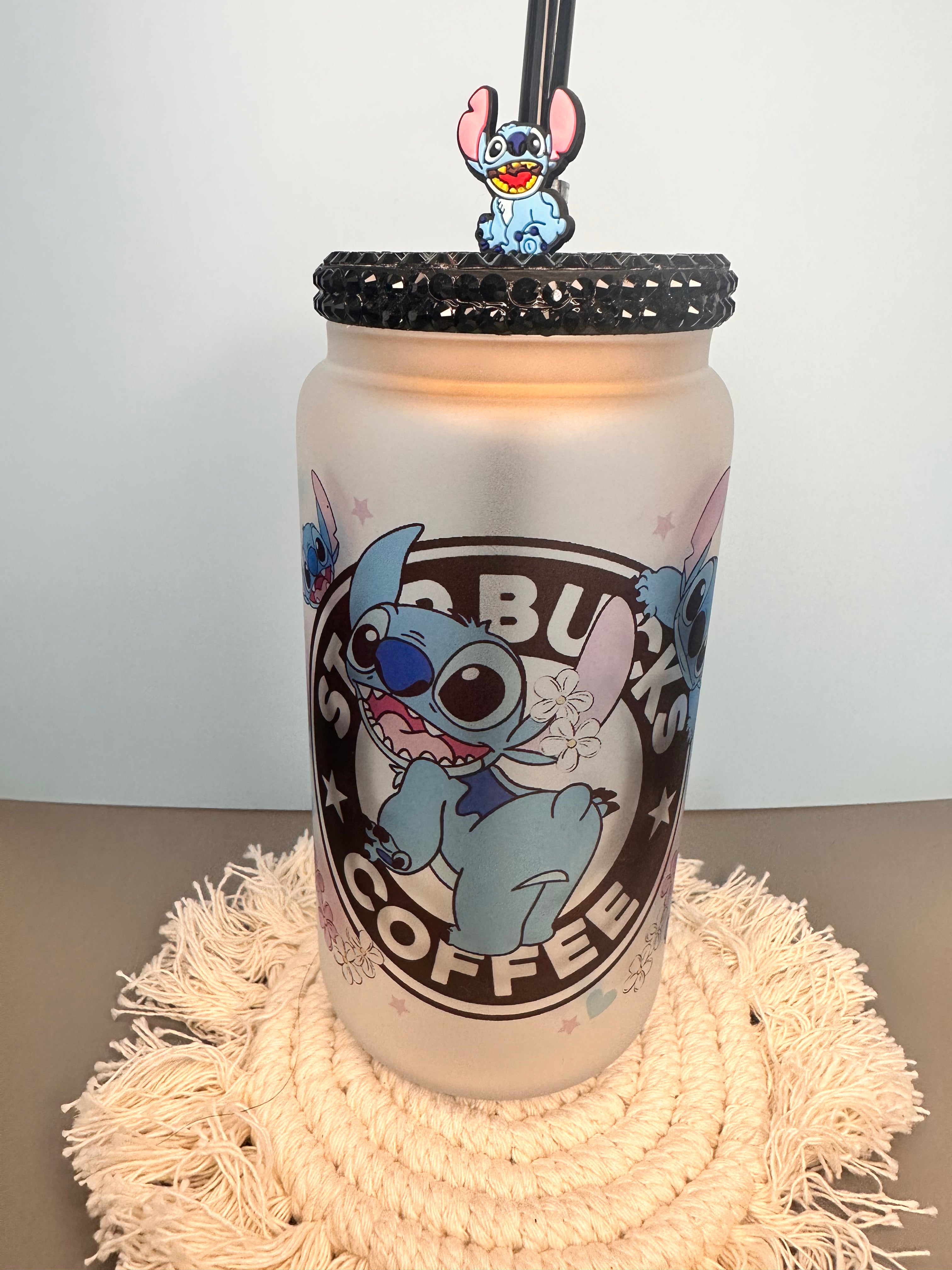 Stitch Coffee Glass Can