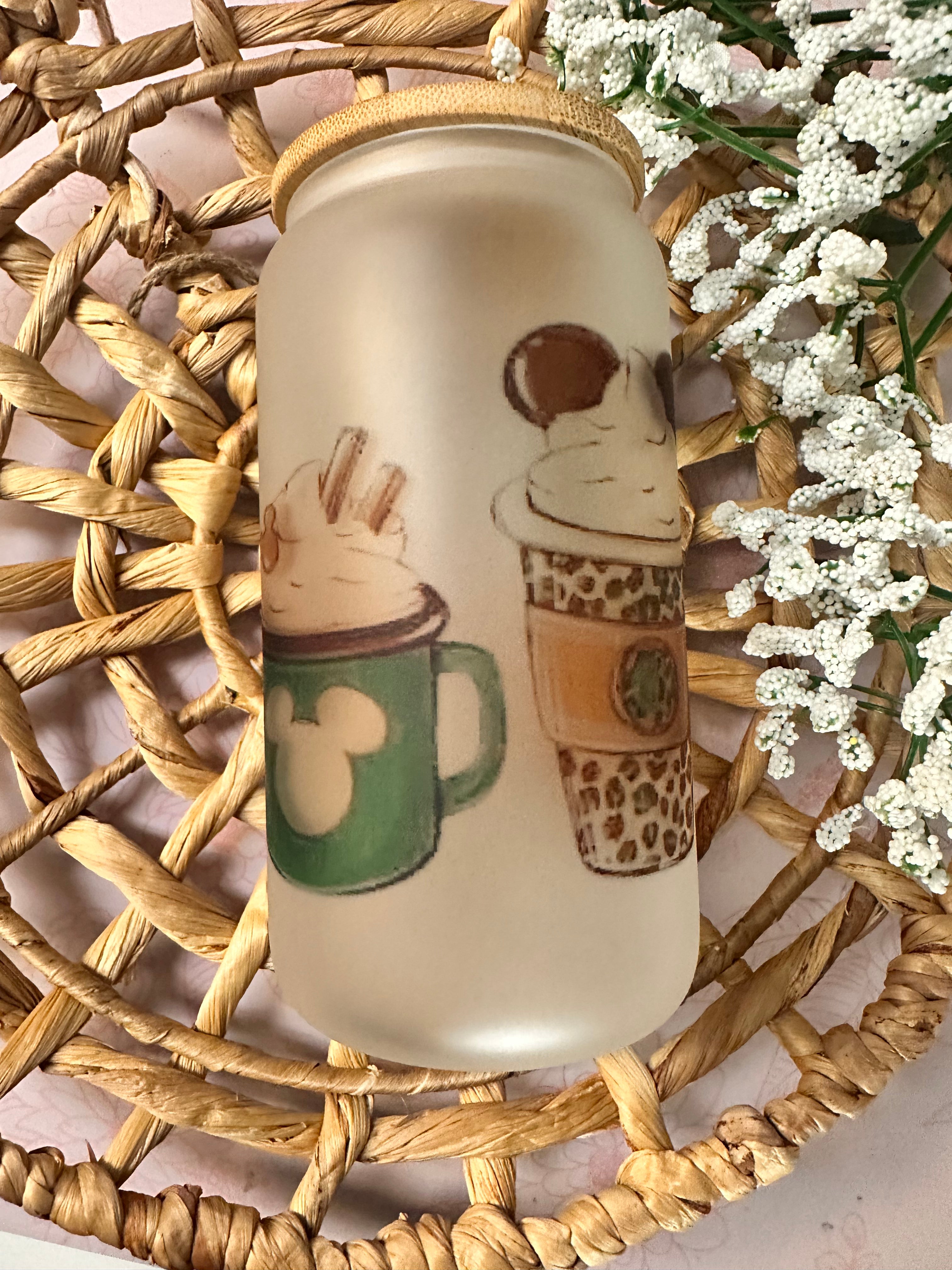 Mickey Coffee Glass Can