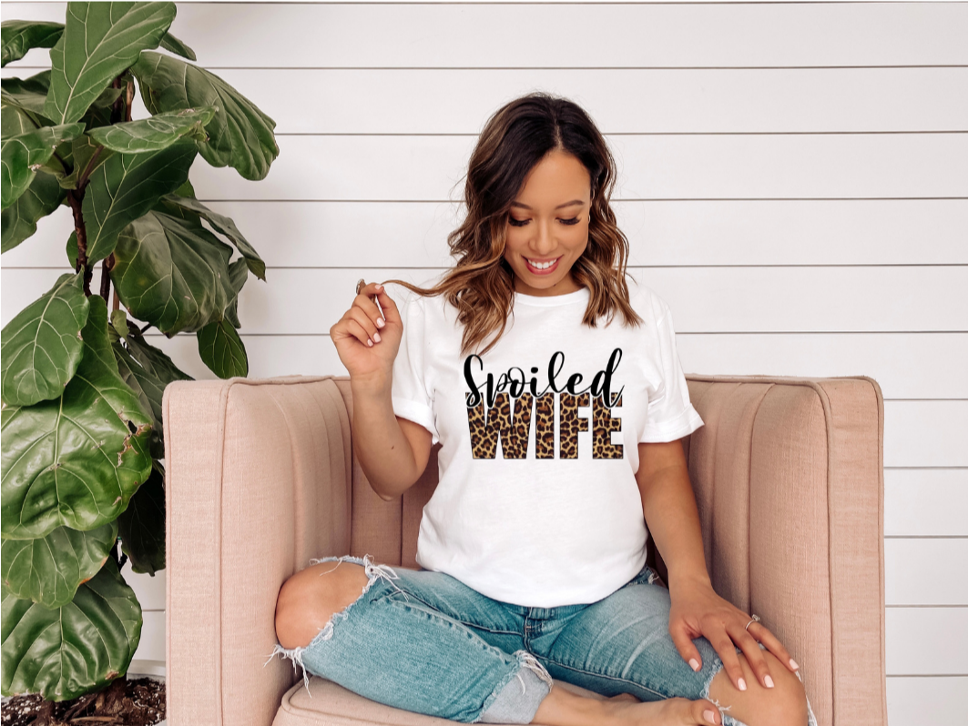 Spoiled Wife Cheetah Tee